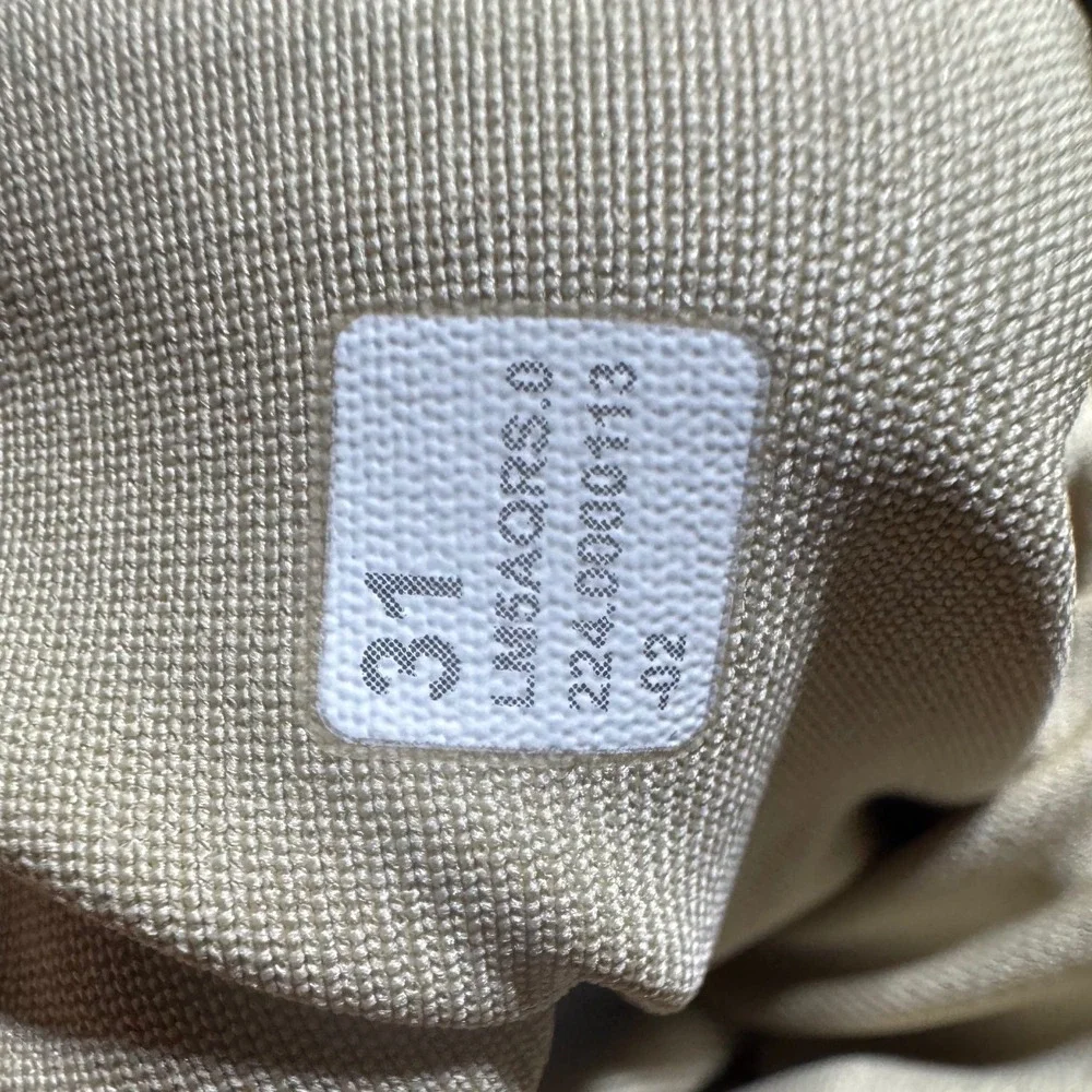 Lululemon ABC Slim Fit Pant Warpstreme Khaki Beige Mens 31 LM5AORS